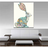 Painting by Numbers Colorful Brown Hare Animal Art